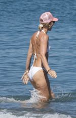 VOGUE WILLIAMS in a White Bikini at a Beach in Sotogrande 07/25/2023