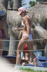 VOGUE WILLIAMS in a White Bikini at a Beach in Sotogrande 07/25/2023