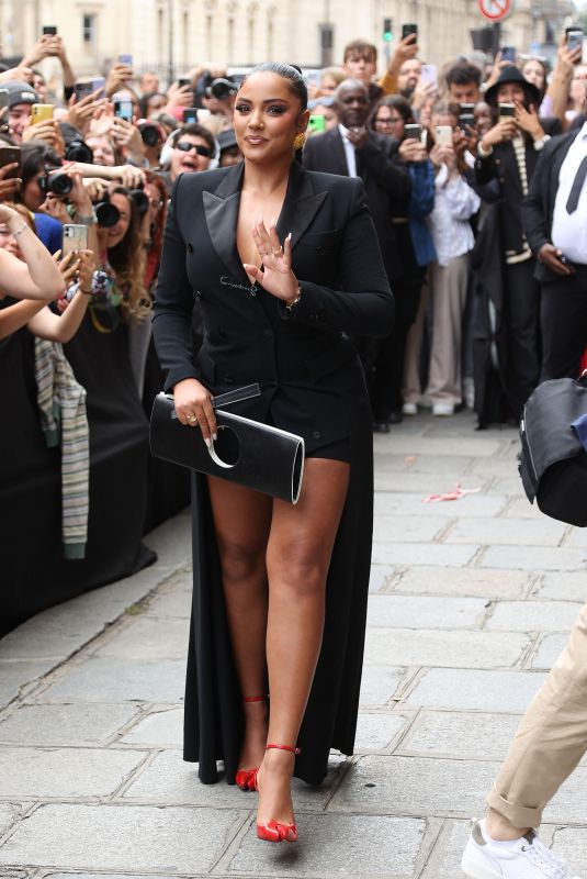 WEJDENE Arrives at Jean Paul Gaultier Haute Couture Spring/Summer 23/24 Show at Paris Fashion Week 07/05/2023