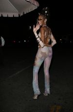 WINNIE HARLOW Arrives at Kyle Kuzma