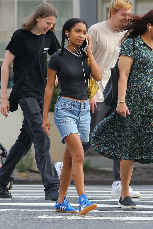 YARA SHAHIDI Out and About in New York 07/10/2023