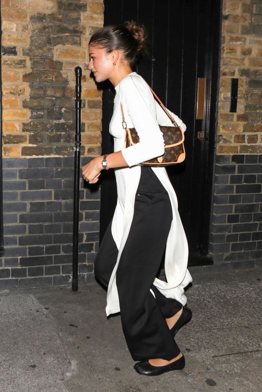 ZENDAYA Leaves Chiltern Firehouse in London 07/10/2023