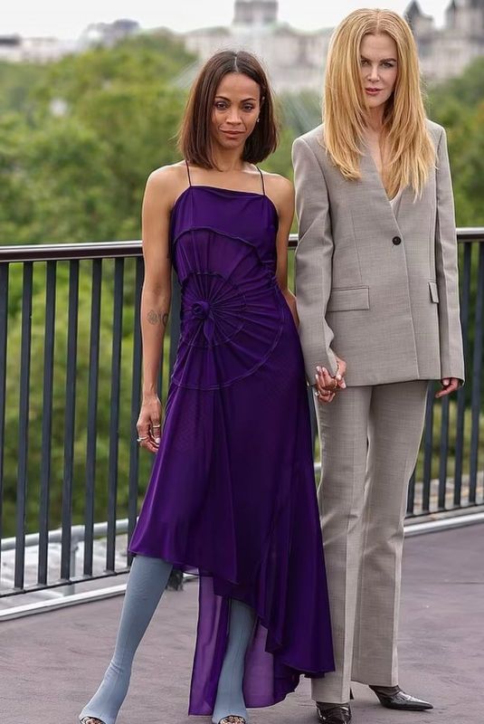 ZOE SALDANA and NICOLE KIDMAN at Special Ops Lioness Photocall in London 07/11/2023