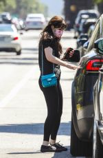 ZOOEY DESCHANEL Leaves Morning Workout in Brentwood 07/28/2023