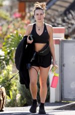 ABBIE CHATFIELD Out with Her Dog at Bondi Beach 08/21/2023