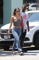 ADDISON RAE Out for Breakfast with a Friend in Los Angeles 08/23/2023