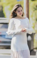 ADDISON RAE Out in a Mesh Dress in Beverly Hills 08/01/2023