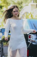 ADDISON RAE Out in a Mesh Dress in Beverly Hills 08/01/2023