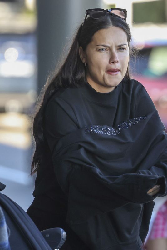 ADRIANA LIMA Arrives at Sydney Airport 08/20/2023