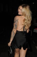 ADRIANNA MICHAELS Arrives at at Mano Mayfair in London 08/06/2023
