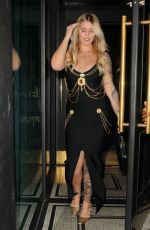 ADRIANNA MICHAELS Heading to Mano Mayfair in London 08/04/2023