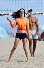 ALESSANDRA AMBROSIO and LUDI DELFINO in Bikinis at a Beach in Santa Monica 08/19/2023