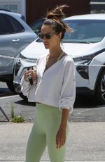 ALESSANDRA AMBROSIO Leaves Morning Workout in Brentwood 08/06/2023