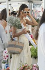 ALESSANDRA AMBROSIO Out at Farmer