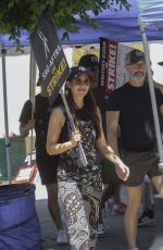 ALISON BRIE at Sag-aftra Actors Union Strike in Los Angeles 08/03/2023