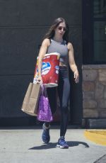 ALISON BRIE Out Shopping at Gelson