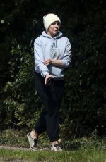 AMANDA ABBINGTON Out Walking in London 08/07/2023