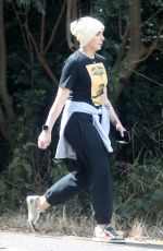 AMANDA ABBINGTON Out Walking in London 08/07/2023