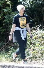 AMANDA ABBINGTON Out Walking in London 08/07/2023