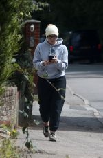 AMANDA ABBINGTON Out Walking in London 08/07/2023