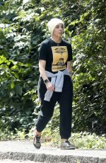 AMANDA ABBINGTON Out Walking in London 08/07/2023