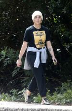 AMANDA ABBINGTON Out Walking in London 08/07/2023