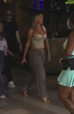 ANASTASIA KARANIKOLAOU Arrives at Her Vodka Launch Party at The Sugar Factory in Las Vegas 08/26/2023