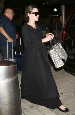 ANGELINA JOLIE Arrives at JFK Airport in New York 08/15/2023