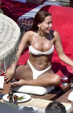 ANITTA in a White Bikini at a Beach in Mykonos 08/02/2023