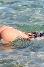 ANITTA in a White Bikini at a Beach in Mykonos 08/02/2023