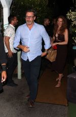 ANNA OSCEOLA and Jon Hamm Out for Dinner at Giorgio Baldi in Santa Monica 08/03/2023