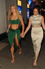 ANTIGONI BUXTON and PAIGE THORNE Night Out in London 08/04/2023