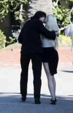 ANYA TAYLOR-JOY and Malcolm McRae Leaves a Friend
