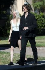 ANYA TAYLOR-JOY and Malcolm McRae Leaves a Friend