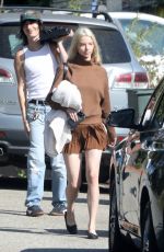 ANYA TAYLOR-JOY Wearing Her Wedding Ring Out with Malcolm McRae in Los Angeles 08/10/2023