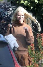 ANYA TAYLOR-JOY Wearing Her Wedding Ring Out with Malcolm McRae in Los Angeles 08/10/2023