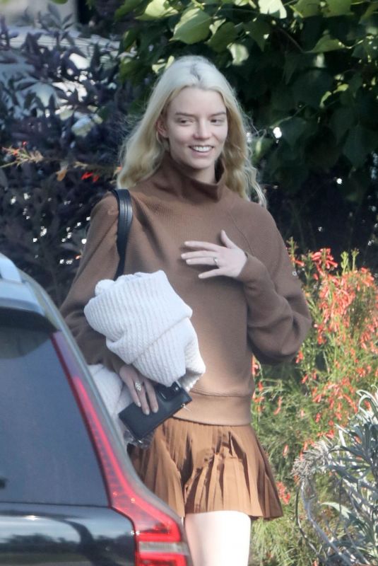 ANYA TAYLOR-JY Out and About in Los Angeles 08/10/2023