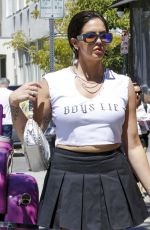 ARIANA MADIX and KATIE MALONEY Arrives at SUR Restaurant in Los Angeles 08/26/2023