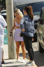 ARIANA MADIX And KATIE MALONEY Filming Shopping Scenes for Vanderpump Rules in Los Angeles 08/05/2023