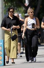 ARIANA MADIX and KATIE MALONEY Leaves Ariana