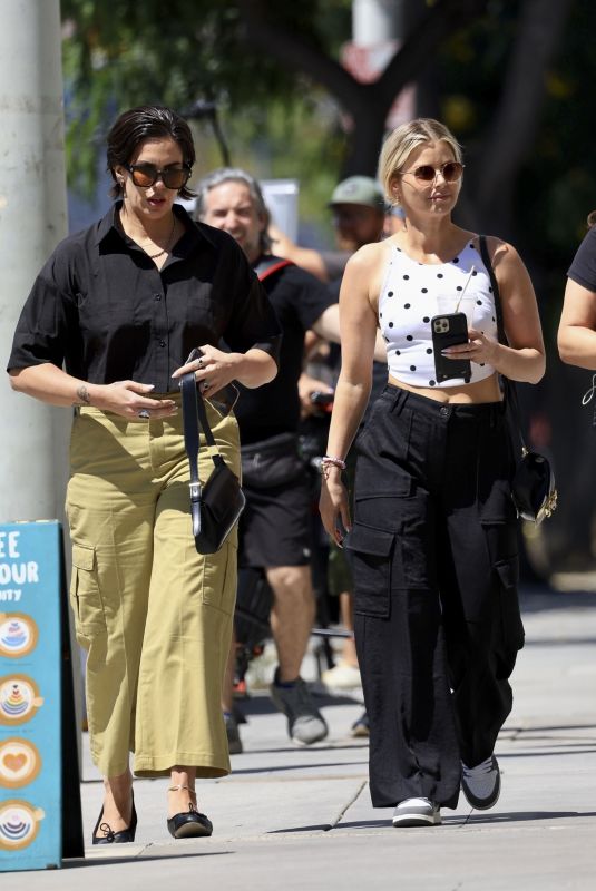 ARIANA MADIX and KATIE MALONEY Leaves Ariana