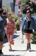 ARIANA MADIX, KATIE MALONEY and BRITTANY CATWRIGHT Filming Vanderpump Rules in Studio City 08/15/2023