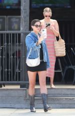ARIANA MADIX, KATIE MALONEY and BRITTANY CATWRIGHT Filming Vanderpump Rules in Studio City 08/15/2023