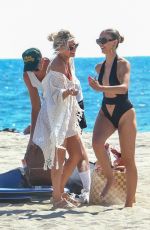 ARIANA MADIX, LALA KENT, SCHEANA SHAY and KATIE MALONEY in Swimsuits Filming at Venice Beach 08/11/2023