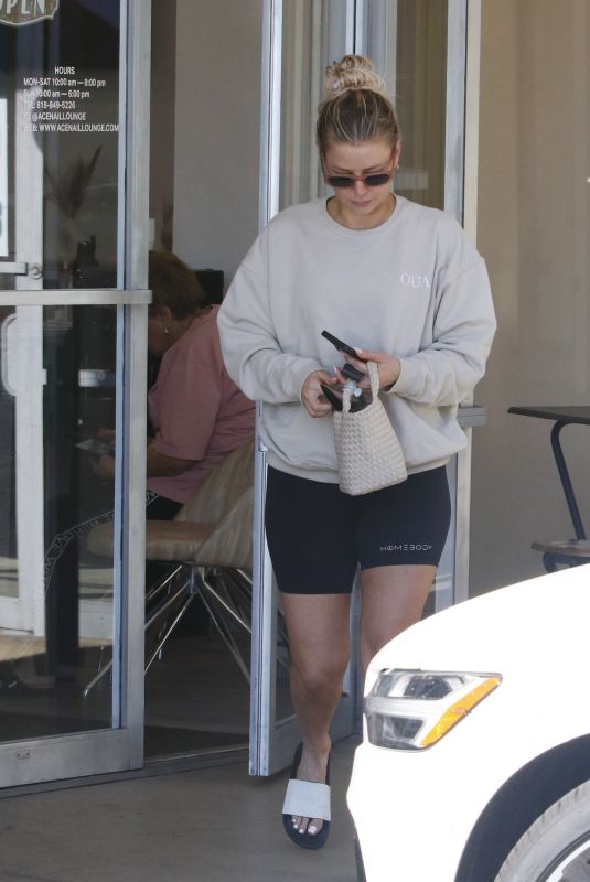 ARIANA MADIX Leaves a Salon in Los Angeles 08/12/2023