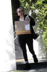 ARIANA MADIX Out Carrying a Box in Los Angeles 08/17/2023