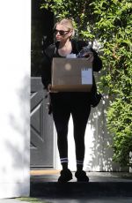 ARIANA MADIX Out Carrying a Box in Los Angeles 08/17/2023