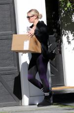 ARIANA MADIX Out Carrying a Box in Los Angeles 08/17/2023