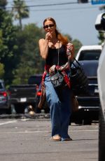 ASHLEE SIMPSON Out and About in Los Angeles 08/03/2023