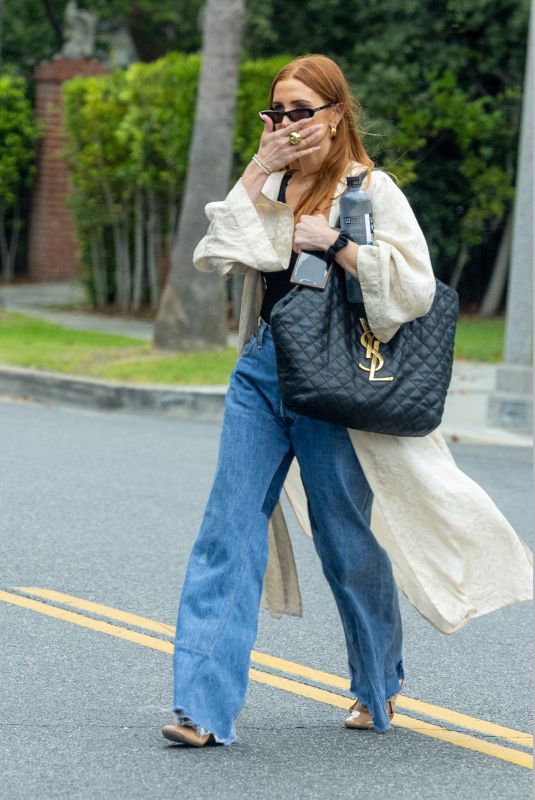 ASHLEE SIMPSON Out in Beverly Hills 08/09/2023